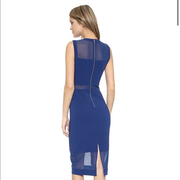 Alice + Olivia Karman Sheer Inset Dress - Picture 2 of 10